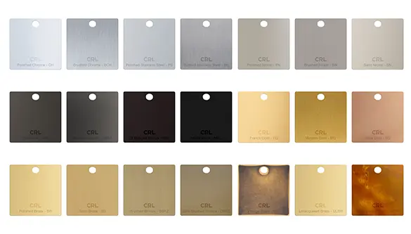 Shower Hardware Finishes