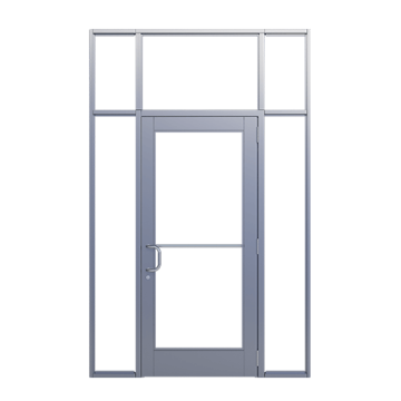 Storefront Doors with Sidelites and Transoms